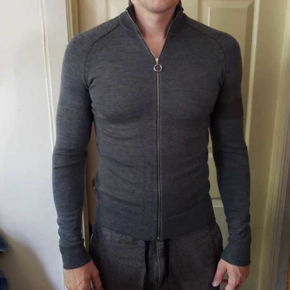 RAPHA zip up cardigan